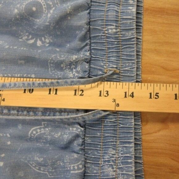 KNOX ROSE High Rise Paisley Drawstring Jogger Size XXL Lightweight 100% Lyocell - Picture 10 of 12